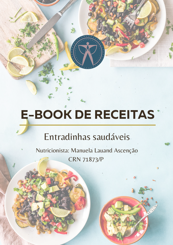 Capa do ebook Entradinhas saudáveis